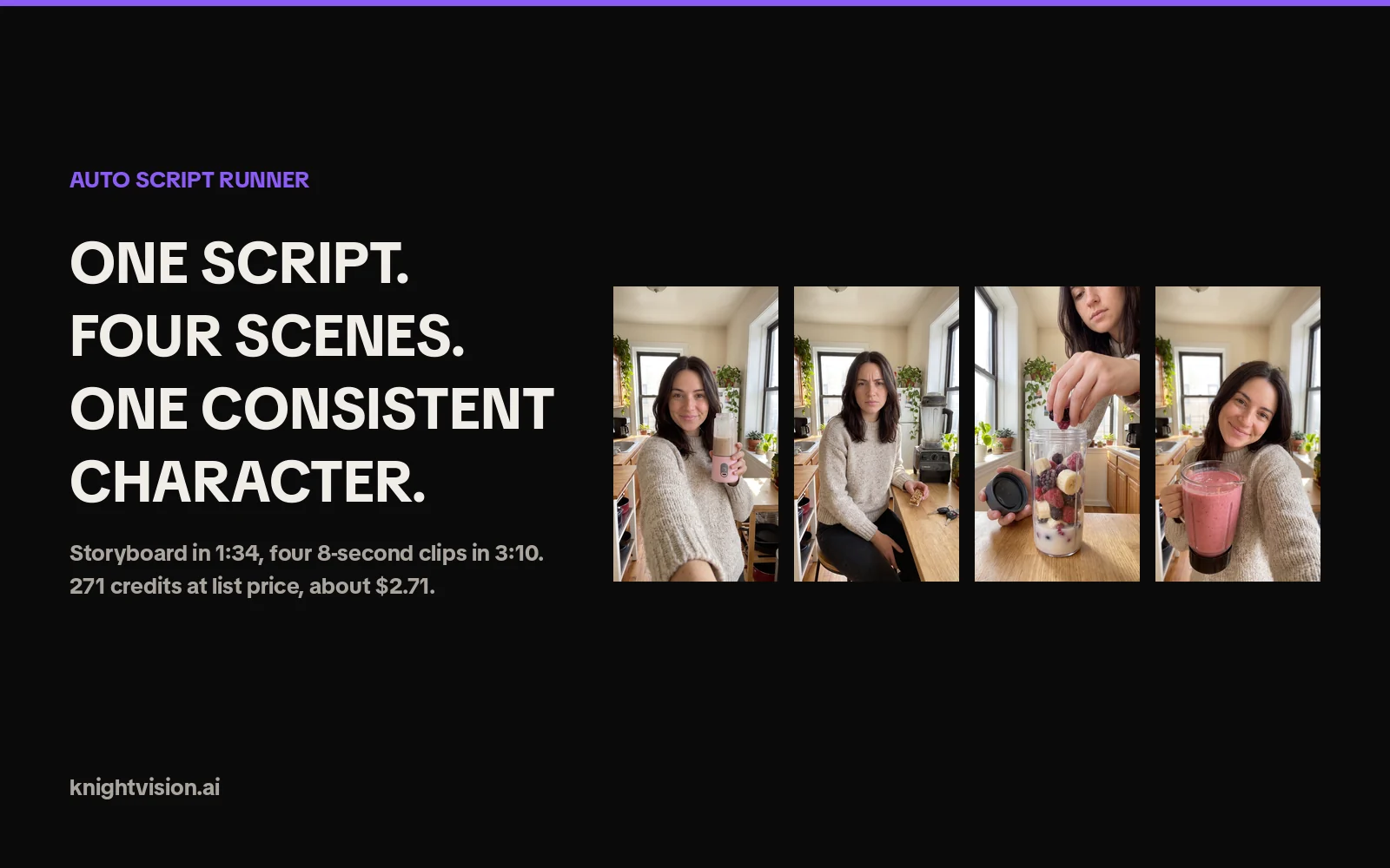 Preview image for Turn One UGC Script Into a Multi-Scene AI Video Ad With the Auto Script Runner